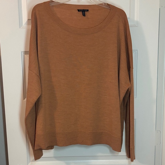 Eileen Fisher Sweaters - Eileen Fisher Rust Sweater SZ XL 100% Merino Wool Boxy Cropped oversized baggy